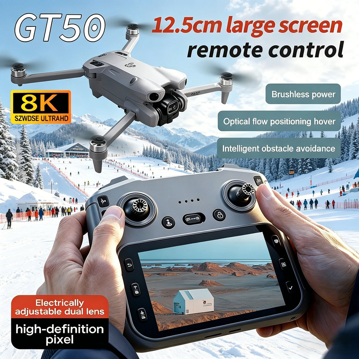 SkyView 8K GPS Drone - product image 6