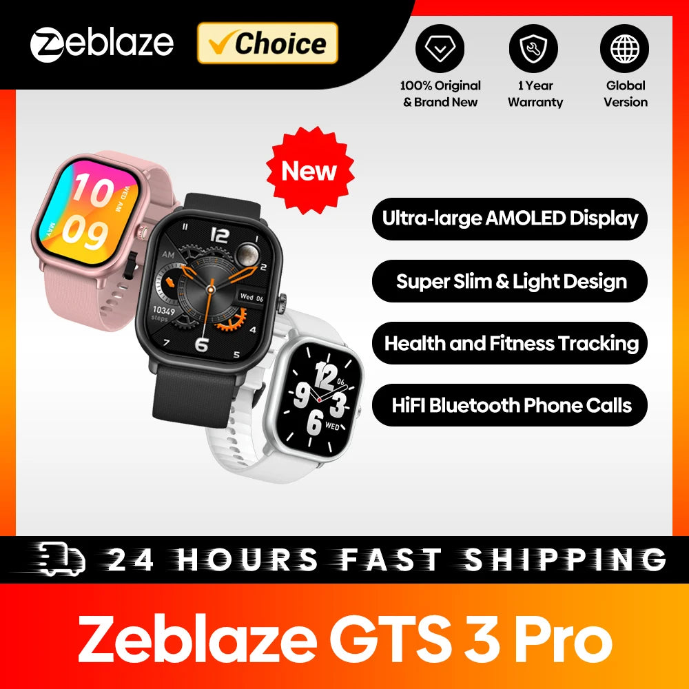 GTS 3 AMOLED Smartwatch - product image 3