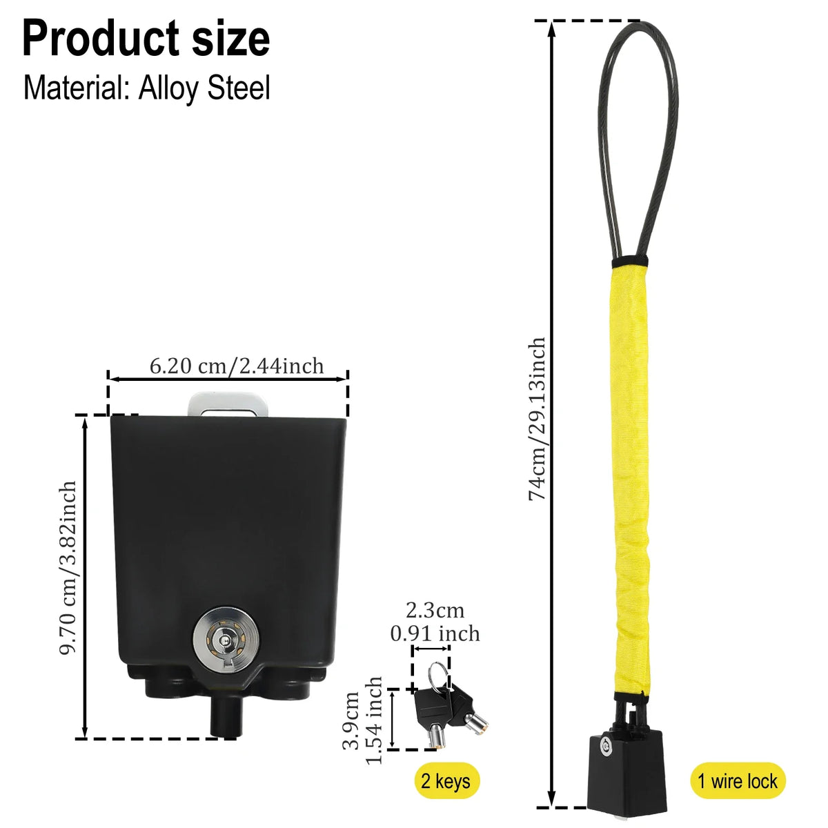 SteelGuard Car Lock - product image 2